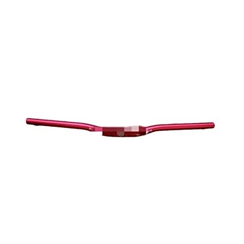 Mountainbike-Lenker : QIAOQIAO Aluminiumlegierung Fahrradlenker MTB Lenker Riser Mountainbike-Griffstange 620mm * 31, 8 mm Lenkrad for Fahrrad (Color : 620mm-Red)