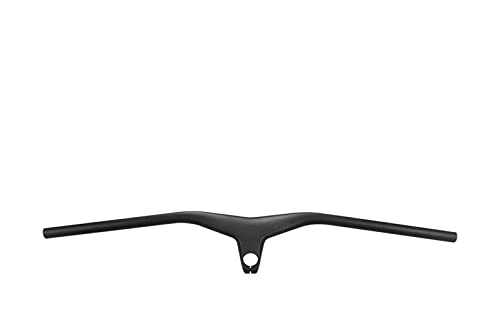 Mountainbike-Lenker : QIAOQIAO Carbon Integrated Bicycle-Lenker MTB Lenker Ud. Matt einteiliger Riser-7DREE-Schwalben-Mountainbike (Color : 90x740mm UD Matte)
