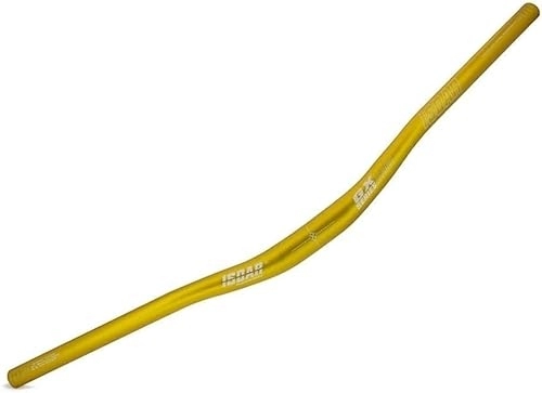 Mountainbike-Lenker : Schwalbenförmiger Lenker For MTB-Fahrräder, 31, 8 Mm, Bergstangen, Leichter Riser-Lenker Aus Aluminiumlegierung, 780 Mm, Superlanger Lenker (Color : Yellow, Size : 780mm)
