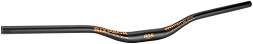 Mountainbike-Lenker : SixPack Racing Millenium Mountainbike-Kleiderbügel für Erwachsene, Unisex, Schwarz / Orange, Einheitsgröße