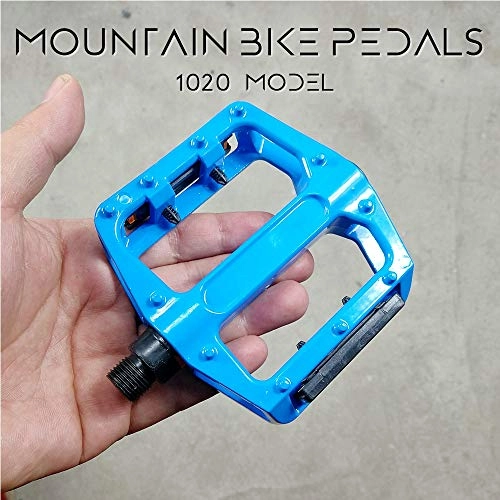 Mountainbike-Pedales : AKBQ Fahrradpedale, rutschfeste Haltbare Ultraleichte Flache Mountainbike-Pedale, 9 / 16 MTB BMX Mountain Road Bike Hybrid-Pedale