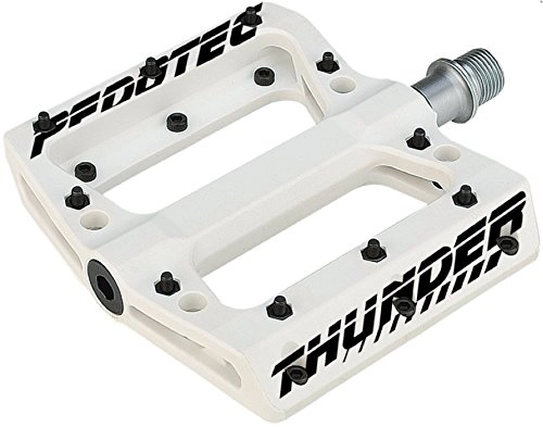 Mountainbike-Pedales : APMS Pedotec Thunder 183 - Pedale Ultra Light - MTB / BMX (Weiß)