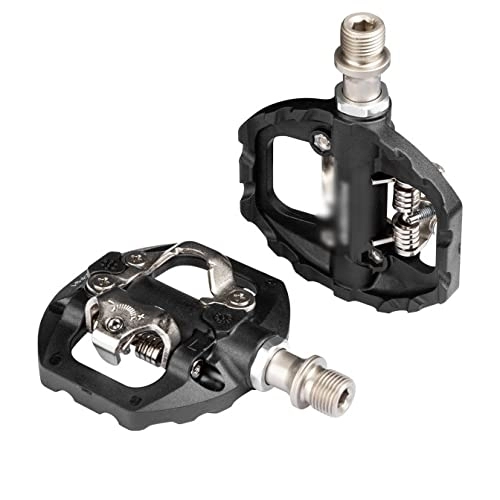 Mountainbike-Pedales : COUYY Mountainbike Dual- Zweck selbstsichernde Pedalsystem Aluminiumlegierung Lager Pedal professionelles Mountainbike Pedal Bicycle