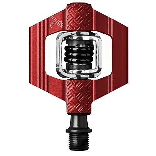 Mountainbike-Pedales : CRANKBROTHERS Candy 2 Pedal, rot, Einheitsgröße