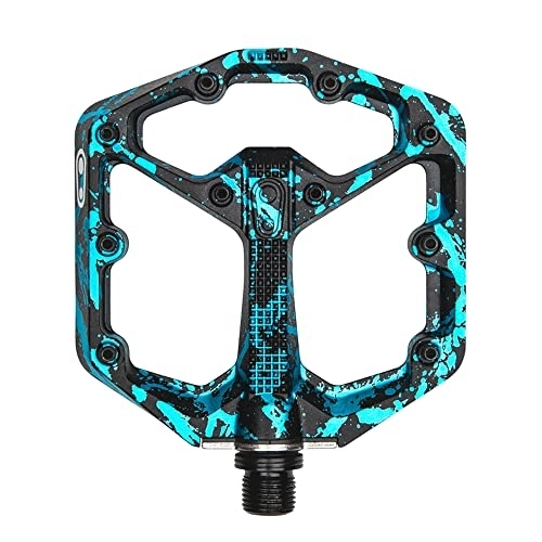Mountainbike-Pedales : Crankbrothers Stamp 7 Pedale Splatter Edition blau