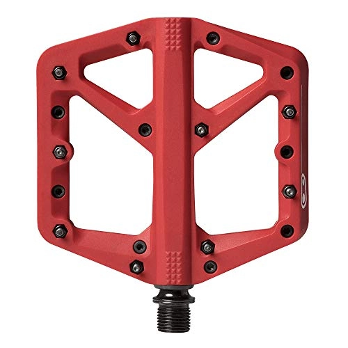 Mountainbike-Pedales : Crankbrothers Unisex Stamp-1 Pedale, rot, groß