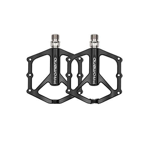 Mountainbike-Pedales : GAOXINGBIANLIDIAN Mountain Bike Pedale, Ultra Strong Bunte CNC gefrste 9 / 16"Radfahren Sealed 3 Bearing Pedale, einfaches Butterfly-Design (Color : Black (Magnet))