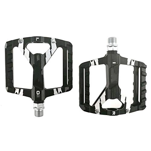 Mountainbike-Pedales : HLLXKA A Pair of Aluminum Alloy Road Bike Pedal Ultra Light Mountain Bike Bearing Bicycle Pedal Bicycle Accessories