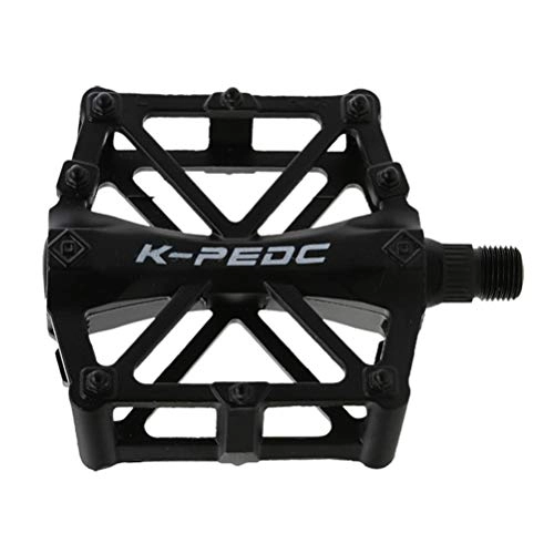 Mountainbike-Pedales : LIOOBO A Pair of Bicycle Pedals Universal Bike Pedals for BMX MTB Bike (Black)