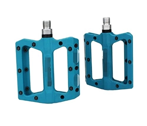 Mountainbike-Pedales : maoping Dong Store Fahrradpedale Nylonfaser Ultraleicht Mountainbike Pedal 4 Farben Big Foot Rennrad Lagerpedale Fahrradteile (Color : Blauw)