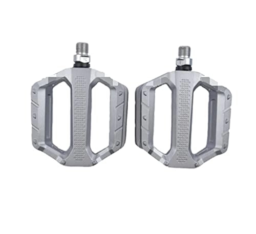 Mountainbike-Pedales : maoping Dong Store Fit for PD EF202 EF102 MTB Flat Pedal Casual Riding Mountainbike Aluminiumlegierung Pedale Schwarz Fit for PD-EF202 mit Box (Color : EF202 Silver)