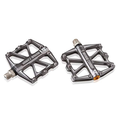 Mountainbike-Pedales : Mountain bike bearing pedals, dead fly pedals, bicycle pedals-Titanium