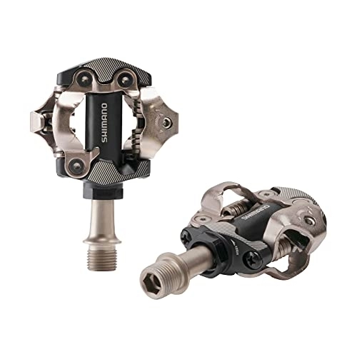 Mountainbike-Pedales : SHIMANO DEORE XT PD-M8100 SPD Pedal, Without Reflector, Includes Cleat, Black, One Size