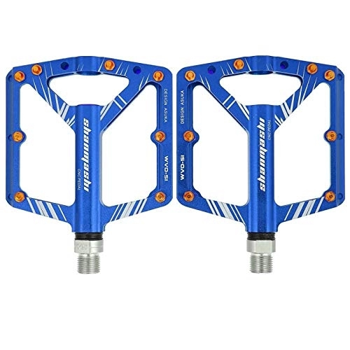 Mountainbike-Pedales : Shipenophy strapazierfähiges BIKEIN 9 / 16 Ultraleichte Aluminiumlegierung Mountainbike-Pedal Hohe Robustheit BIKEIN Fahrradteile für Trailriding(Blue)