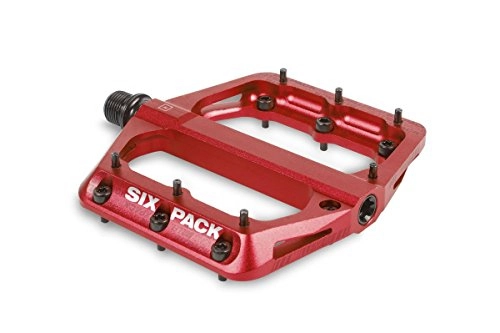 Mountainbike-Pedales : Sixpack-Racing Millenium Pedal, Rot, One Size