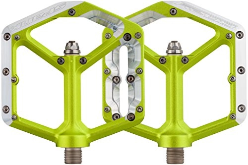 Mountainbike-Pedales : Spank Oozy Trail Flat Pedal, Emerald Green, One Size