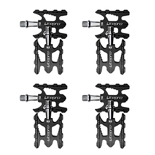 Mountainbike-Pedales : T TOOYFUL 4 Paar Leichte Pedale Hohles Design Mountain Pedal Sets