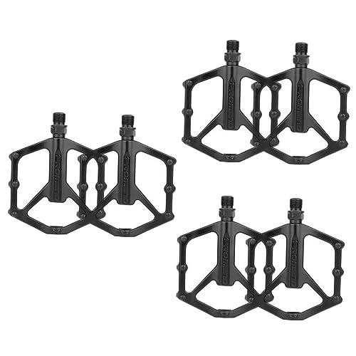 Mountainbike-Pedales : Toddmomy Aluminum Alloy Pedals 3 Paare Fahrradpedal Fahrzeugpedal Mountainbike Pedale Anti-Skid Pedals