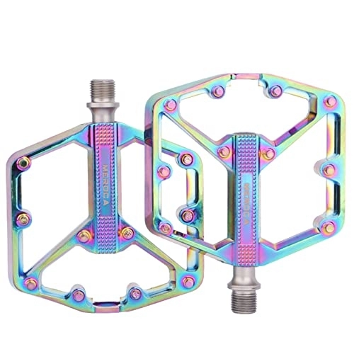 Mountainbike-Pedales : woyada Mountain Bike Pedals Bicycle Flat Pedals Lightweight Aluminum Alloy Pedals for Road Mountain Bike Bicycle Flat Pedals Lightweight Aluminum Alloy Pedals Lightweight Mountain Bike Pedals
