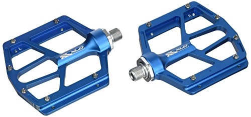 Mountainbike-Pedales : XLC Pedale MTB ATB Flat, blau, 20x10x4cm