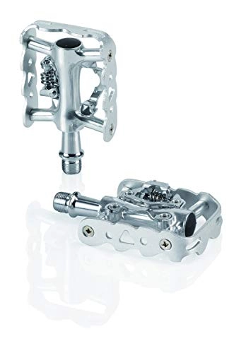 Mountainbike-Pedales : XLC Unisex – Erwachsene System-Pedal PD-S20, Silber, One Size