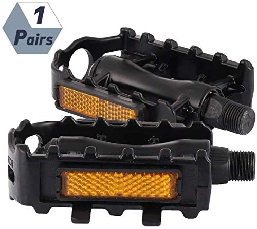Mountainbike-Pedales : ZER 1 Pair Bike Pedal Mountain Bicycles Pedals(Black)