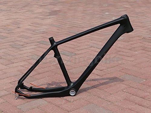 Mountainbike-Rahmen : 203 # Toray Carbon MTB Rahmen Full Carbon 3 K Glänzend Mountain Bike 26er BB30 Rahmen 45, 7 cm Headset