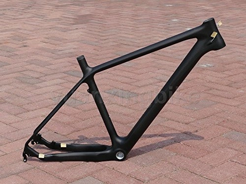 Mountainbike-Rahmen : 207 # Toray Carbon MTB Rahmen Full Carbon 3 K Glänzend Mountain Bike 26er BB30 Rahmen 43, 2 cm Headset