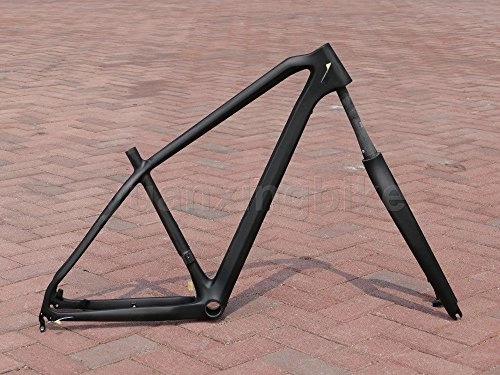 Mountainbike-Rahmen : 225 # Toray Carbon MTB, Full Carbon UD Glossy Mountain Bike 29er Rahmen 38, 1 cm Gabel Headset