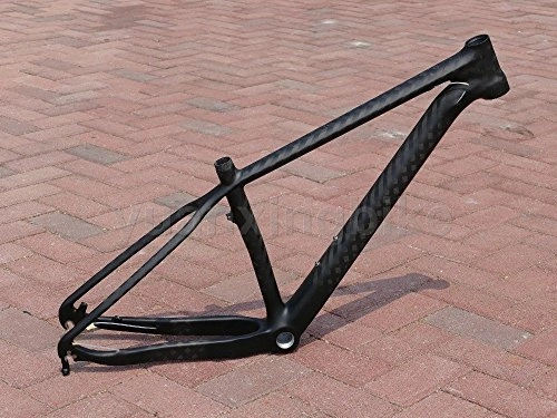 Mountainbike-Rahmen : 500 # Toray Carbon MTB Rahmen Full Carbon 12 K Glänzend Mountain Bike 27.5ER 650B Rahmen 38, 1 cm Headset