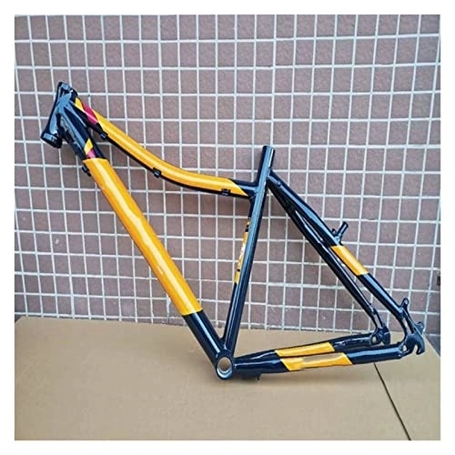 Mountainbike-Rahmen : AIRAXE LUFTAXE 26 * 17-Zoll-Aluminiumlegierung Mountainbike-Rahmen Frauen Kinderrahmen 26er Fahrradrahmen Geländefahrradrahmen (Size : Blue Yellow 26x17, Type : Bike Rack)