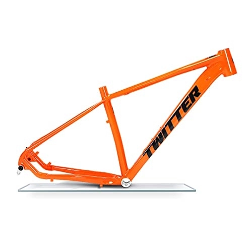 Mountainbike-Rahmen : DFNBVDRR Fahrradrahmen 15'' / 17'' / 19'' MTB-Rahmen Aluminium-Legierung XC Boost Trail Steckachse 12x148mm Mountainbike-Rahmen Für 29ER-Laufrad Fahrrad-Zubehör (Color : Orange, Size : 17x29in)