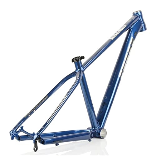 Mountainbike-Rahmen : DFNBVDRR Mountainbike-Rahmen 27.5Zoll Aluminium-Legierung XC / MTB-Rahmen Schnellspanner 10X135mm 15'' / 17'' Fahrradrahmen Interne Kabelführung BB92 (Color : Blue, Size : 17X27.5in)