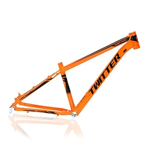Mountainbike-Rahmen : DFNBVDRR MTB-Rahmen 27.5er Mountainbike-Rahmen 15.5'' 17'' 19'' Aluminium-Legierung BSA68 Fahrradrahmen 9x135mm Schnellspanner Gerader Steuersatz Verlegung Intern (Color : Orange, Size : 15.5x27.5in)