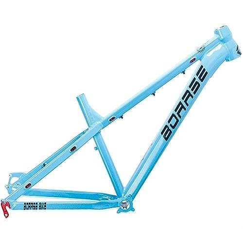 Mountainbike-Rahmen : DHNCBGFZ MTB Rahmen 26 / 27, 5er Hardtail MTB Fahrradrahmen AM 17''Aluminiumlegierung Scheibenbremse Fahrradrahmen Schnellspanner QR 135 Mm Mehrere Farben (Color : Steel Blue, Size : 26x17'')