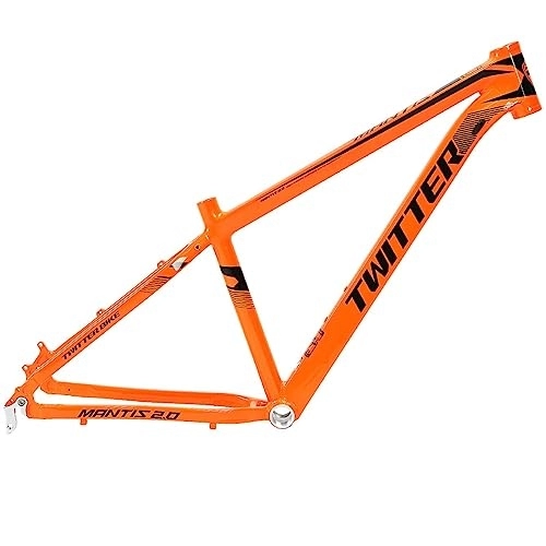 Mountainbike-Rahmen : DHNCBGFZ MTB Rahmen 27, 5 / 29er Hardtail-Mountainbike-Rahmen 15, 5'' / 17'' / 19'' Scheibenbremse Rahmenführung Aus Aluminiumlegierung Interner QR 135mm (Color : Orange, Size : 29x19'')