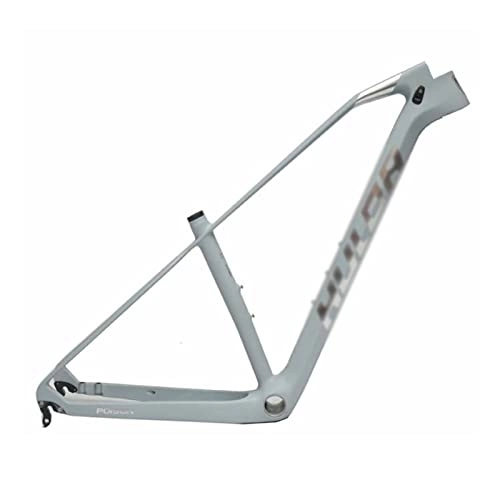 Mountainbike-Rahmen : FAXIOAWA Carbonfaser-Mountainbike-Rahmen27, 5 / 29-Zoll-Fahrradzubehör, Zubehör hochfester Rahmen, Tretlager-Straßen-Carbon-Fahrradrahmen, grau (Größe: 27, 5 Zoll)