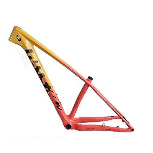 Mountainbike-Rahmen : FAXIOAWA MTB-Carbonfaserrahmen MTB-Fahrradteile Fahrradrahmen 148-mm-Steckachse Carbonfaser-MTB-Rahmen 29 Rahmensets MTB (Größe: Größe 17, Farbe: Rahmen)