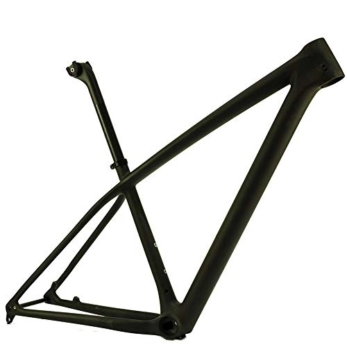Mountainbike-Rahmen : HCZS Fahrradrahmen Carbon Rahmenset Ultraleichter Kohlefaser Rahmen 27, 5 / 29ER Mountainbike Rack für mechanische variable Geschwindigkeit oder DI2 15 Zoll