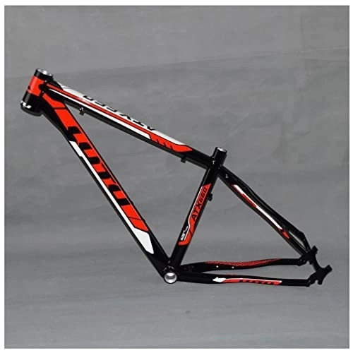Mountainbike-Rahmen : HIMALO 26er Mountainbike Rahmen 16'' / 18'' Aluminiumlegierung Scheibenbremse MTB Rahmen QR 135mm XC (Color : White Red, Size : 26 * 18'')