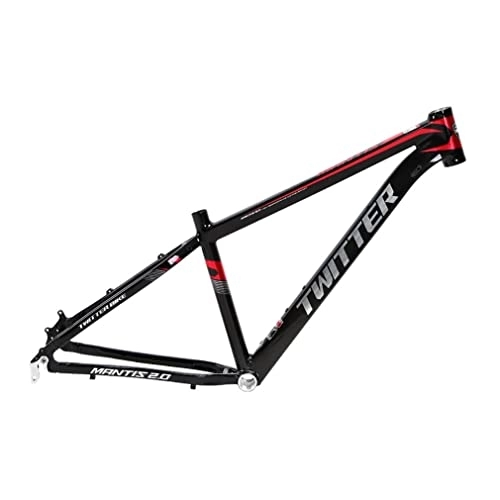 Mountainbike-Rahmen : HIMALO Hardtail-Mountainbike-Rahmen 27, 5 / 29er Aluminiumlegierung XC MTB-Rahmen 15'' / 17'' / 19'' QR 9x135mm Disc Brake Frame Routing Internal (Color : Red, Size : 29 * 17'')