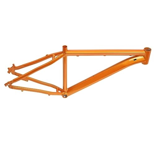 Mountainbike-Rahmen : Jolre 26-Zoll-Fahrradrahmen, Mountainbike-Rahmen, Aluminium-Legierungsrahmen, Fahrrad-Faltrahmen, Kipp-Hardtail-Rahmen, 66 cm. (Orange)