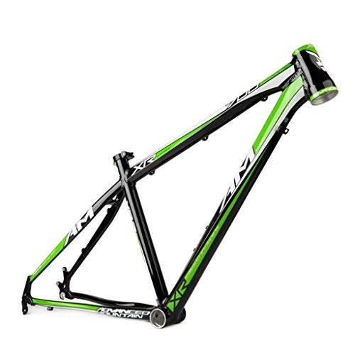 Mountainbike-Rahmen : Mountain Bike AM / XR700 Mountainbike-Rahmen, 26 / 16 Zoll leichten Aluminiumlegierung-Fahrrad-Rahmen, Geeignet for DIY Montag Zubehör (schwarz / grün)
