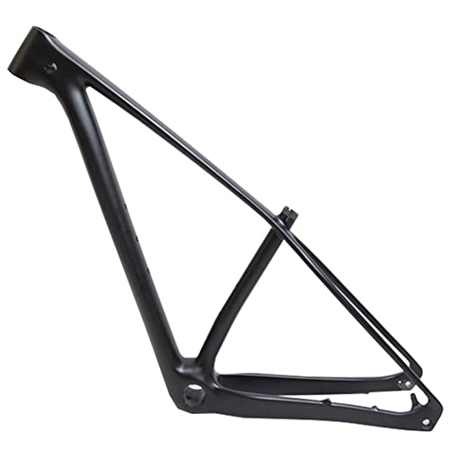 Mountainbike-Rahmen : OKUOKA Carbon Fahrrad Fahrradrahmen T800 Kohlefaser Mountainbike-Rahmen Hintere Laufwelle Rennradrahmen 148 x 12 mm Raddurchmesser 29ER (Color : Black, Size : 29X17)