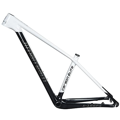 Mountainbike-Rahmen : OKUOKA Carbon Fahrrad Fahrradständer T800 Kohlefaser Mountainbike-Rahmen EPS Offroad XC Klasse Rahmen Schnellverschluss der Laufwelle universell Optional 27.5 / 29ER (Size : 29x19)