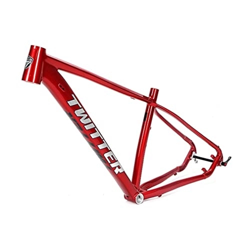 Mountainbike-Rahmen : QHIYRZE 27, 5 / 29er MTB Rahmen Aluminiumlegierung Scheibenbremse Mountainbike Rahmen 15'' / 17'' / 19'' XC Hardtail Fahrradrahmen Steckachse 12 * 148mm Boost Rahmen BSA68 (Color : 19'' Red)