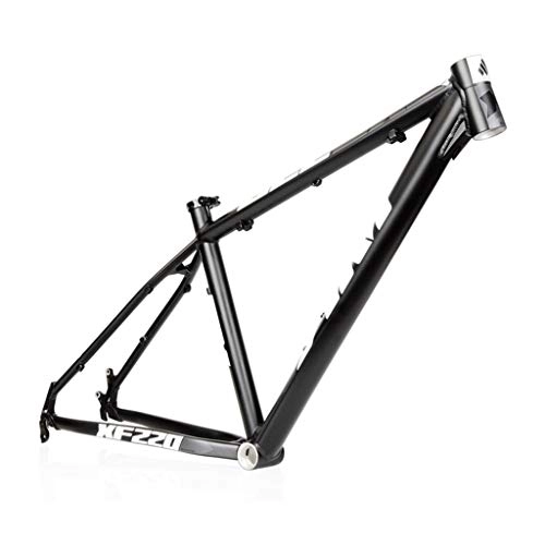 Mountainbike-Rahmen : Rennrad Rahmenset, AM / XF220 Mountainbike-Rahmen, 26 / 27, 5 Zoll leichten Aluminiumlegierung-Fahrrad-Rahmen, Geeignet for MTB, Cross Country, Down Hill (schwarz / weiß) (Size : 27.5")