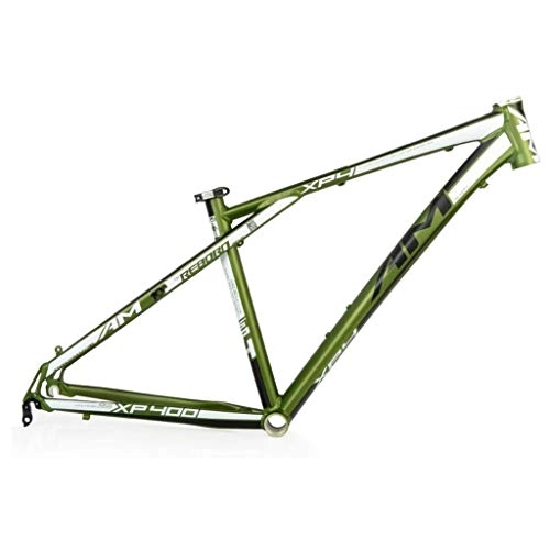 Mountainbike-Rahmen : Rennrad Rahmenset, AM / XP400 Mountainbike-Rahmen, 26 / 16 Zoll leichten Aluminiumlegierung-Fahrrad-Rahmen, Geeignet for MTB, Cross Country, Down Hill (grün / weiß)
