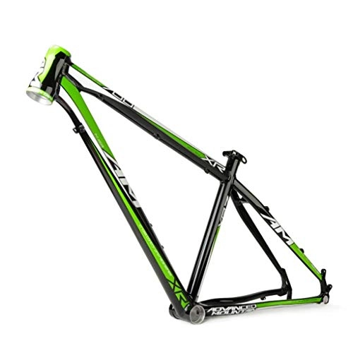 Mountainbike-Rahmen : Rennrad Rahmenset, AM / XR700 Mountainbike-Rahmen, 26 / 16 Zoll leichten Aluminiumlegierung-Fahrrad-Rahmen, Geeignet for MTB, Cross Country, Down Hill (schwarz / grün)