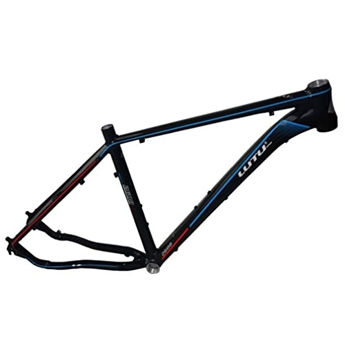 Mountainbike-Rahmen : YOJOLO Fahrradrahmen 26 Zoll Mountainbike Rahmen Schnellspanner 135mm Aluminiumlegierung Rahmen 16'' / 18'' Hochfester 44mm BSA 68mm (Color : Gloss Black, Size : 26 * 16inch)